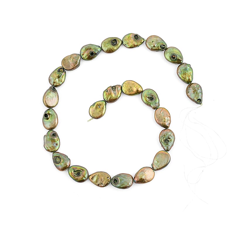 GCS Dark Green Dyed Pearl Strand (16 Inches)