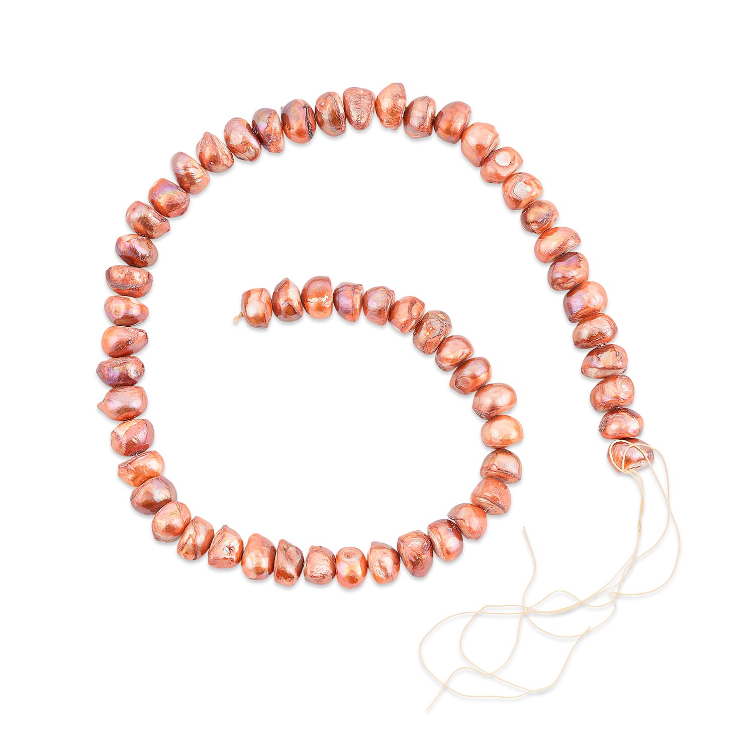 Brice Pink Pearl Beaded Strand Necklace 16.5 Inches