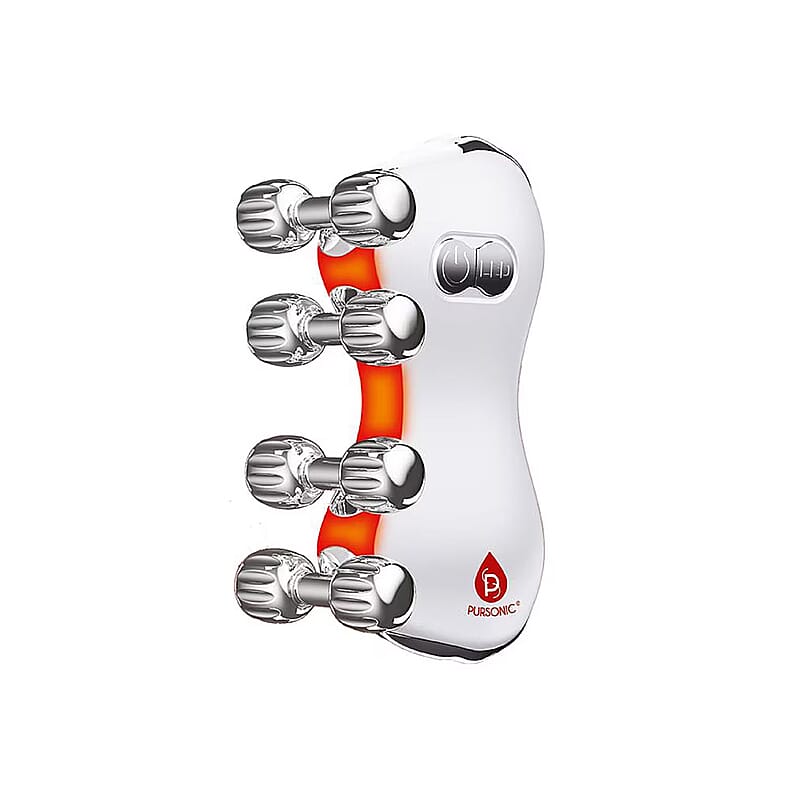 Pursonic White 5-in-1 LED Light Therapy Skin Roller Massager