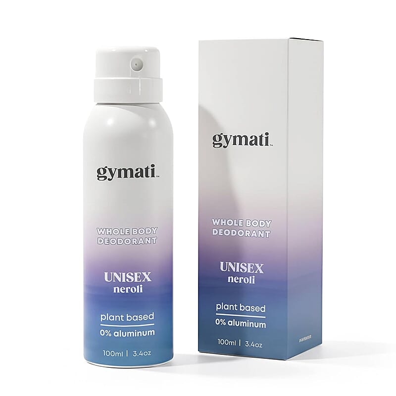 gymati Plant Based Whole Body Deodorant with 0% Aluminium -Unisex Neroli (3.4oz) Made in US