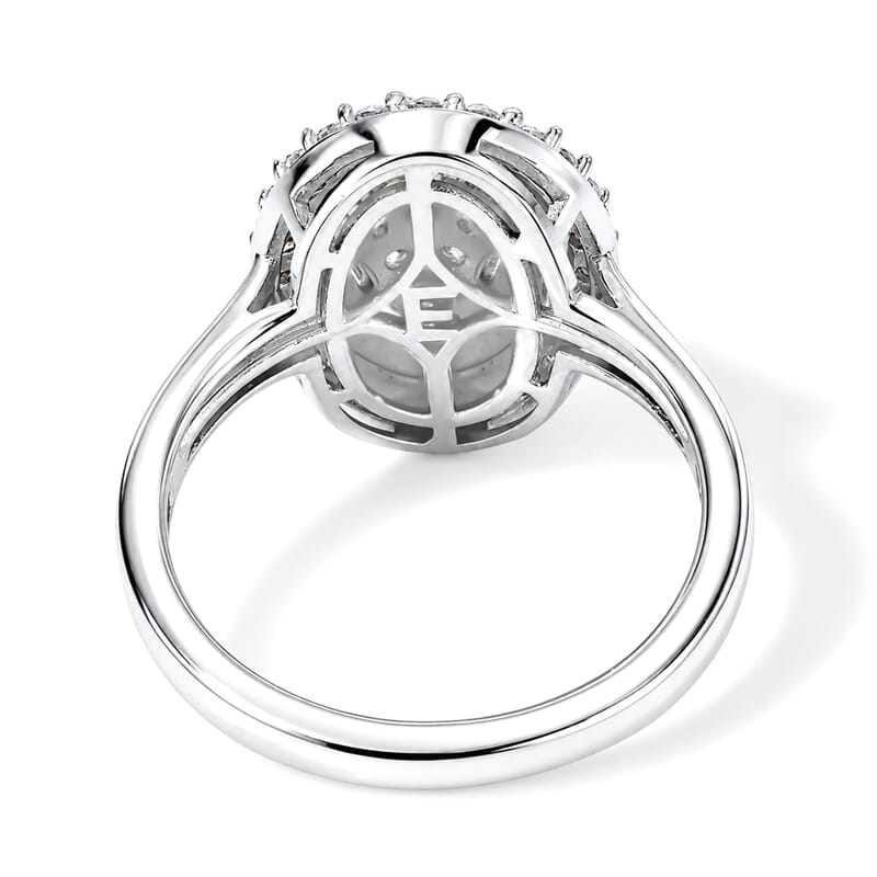 EverTrue Moissanite 0.70 ctw Ring in Platinum Bond (Size 10.0)