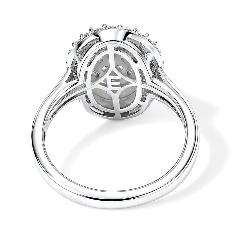 EverTrue Moissanite 0.70 ctw Ring in Platinum Bond (Size 10.0)