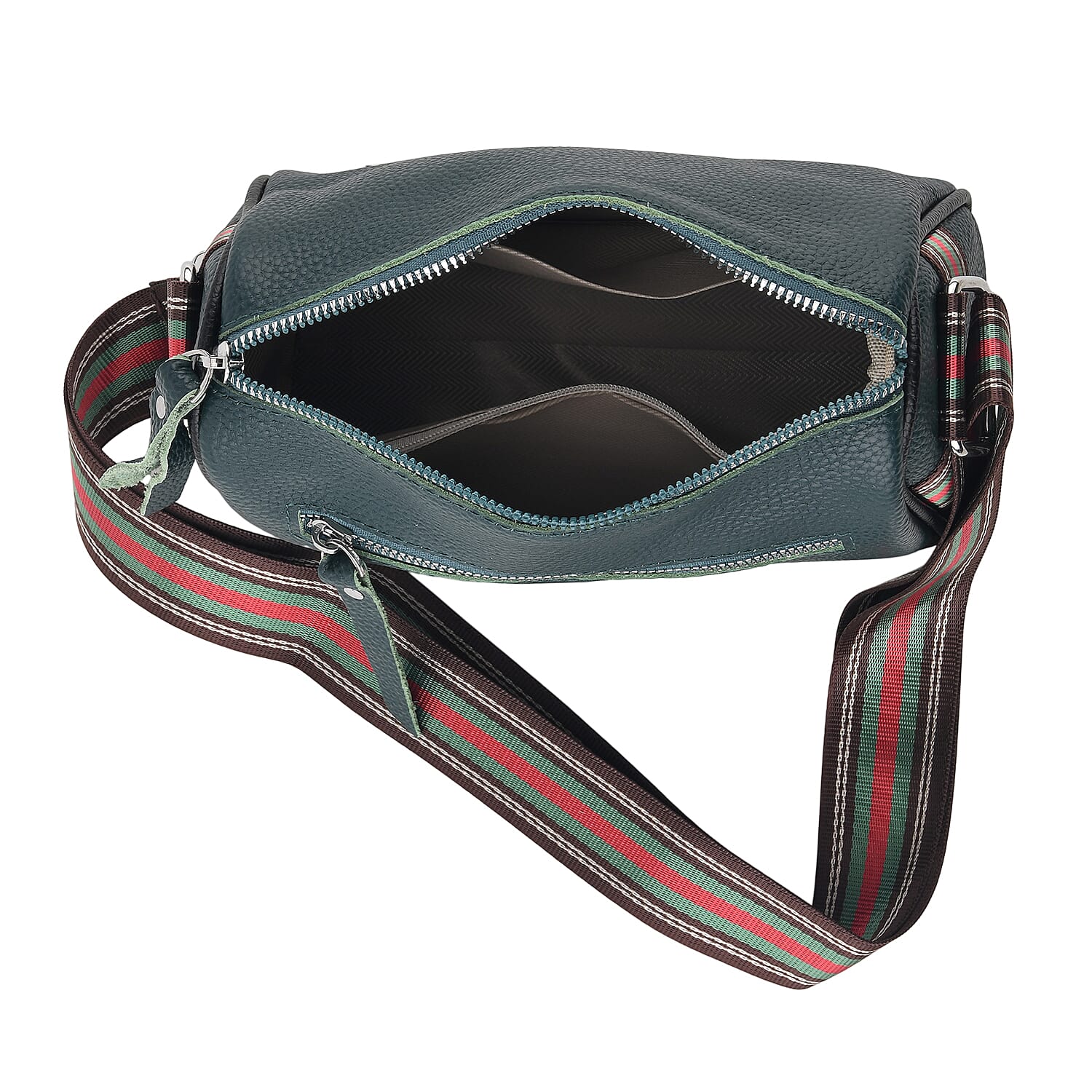 Green Genuine Leather Phone Bag