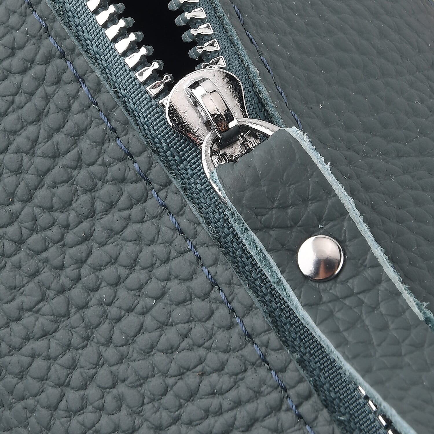 Green Genuine Leather Phone Bag