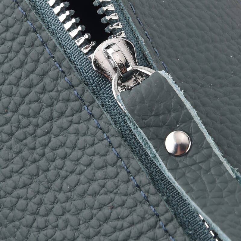 Green Genuine Leather Phone Bag