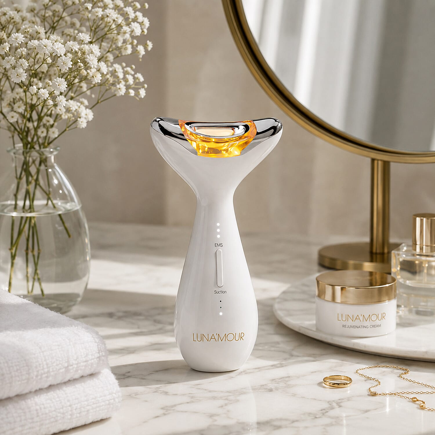 LUNA'MOUR VacuLift Face & Neck DeviceAdvanced Suction Sculpting System (Lifetime Warranty)