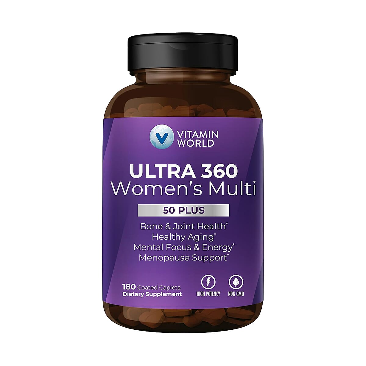 Vitamin World Ultra 360 Women&rsquo;s Multi 50 Plus 180ct Caplets image number 0
