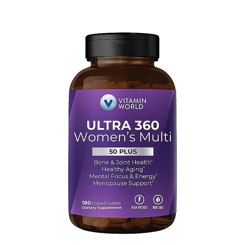 Vitamin World Ultra 360 Women’s Multi 50 Plus 180ct Caplets