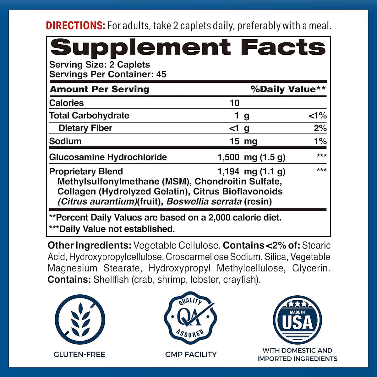 Vitamin World Joint Mover Triple Strength with Boswellia 90ct Caplets image number 7