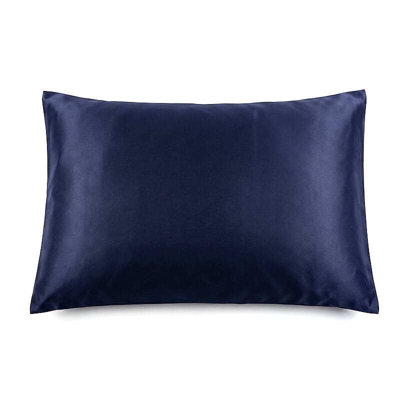 Betty Dain Standard Size Satin Pillow Case in Navy