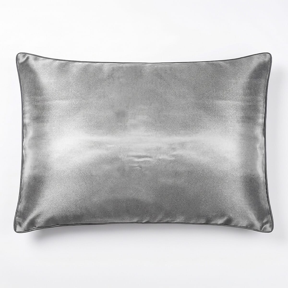 Betty Dain Standard Size Satin Pillow Case in Slate Gray