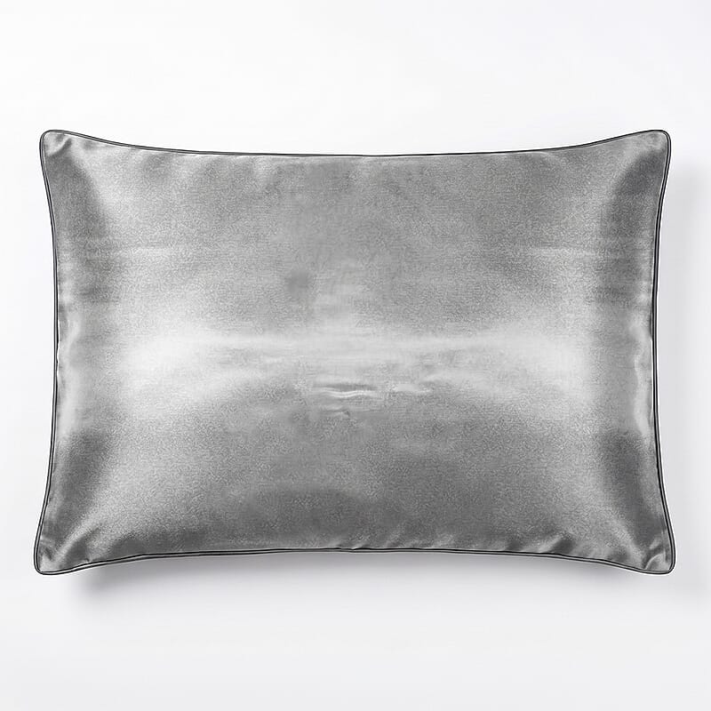 Betty Dain Standard Size Satin Pillow Case in Slate Gray