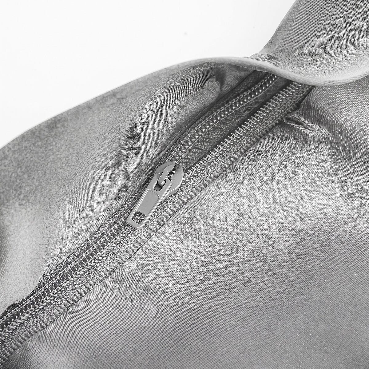 Betty Dain Standard Size Satin Pillow Case in Slate Gray