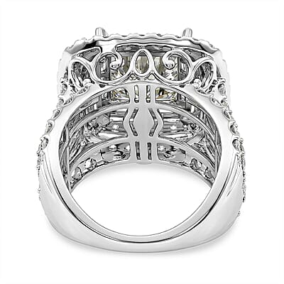 NY Closeout Deal Dynasty Diamond G SI 4.00 ctw Ring in 10K White Gold (Size 5.0)