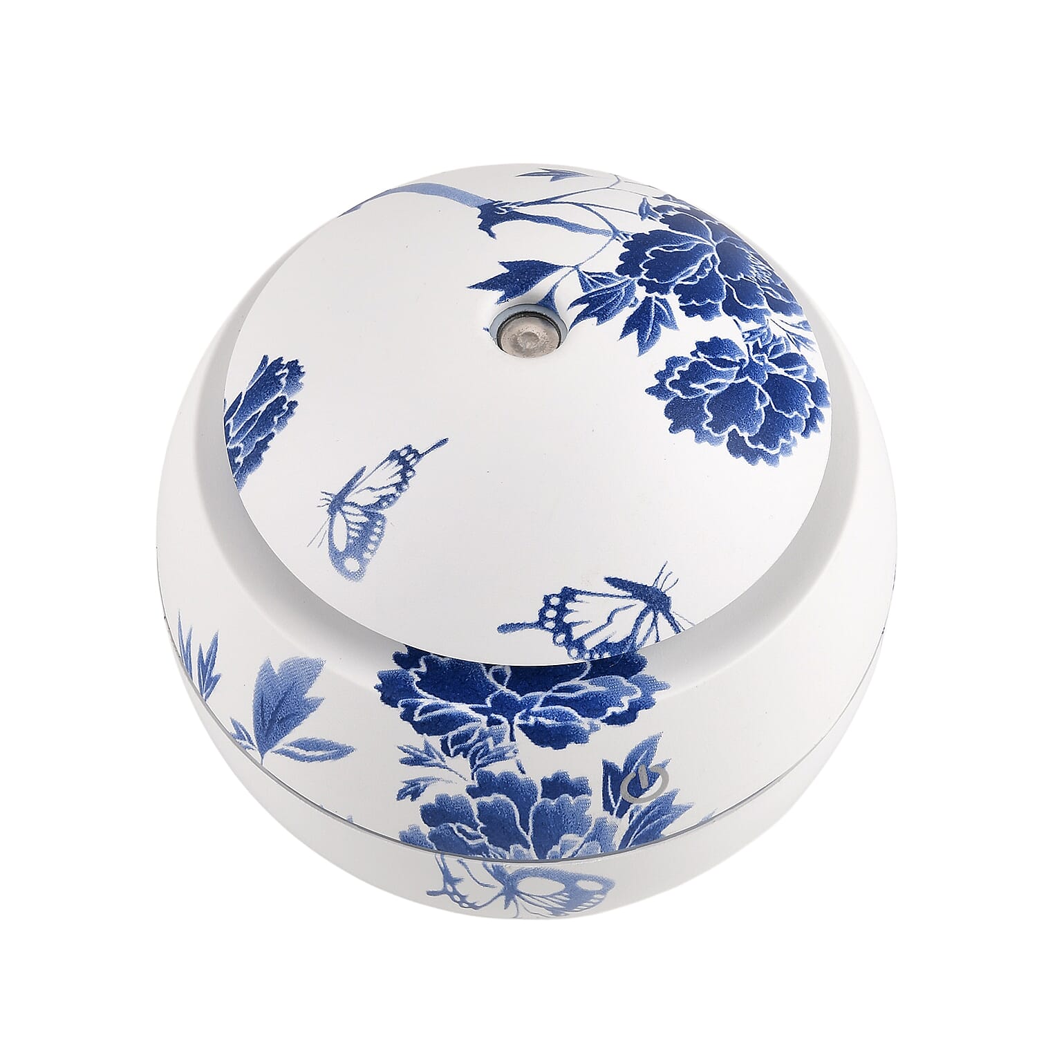 Livmore Blue Pattern Humidifier with 7 Essential Oil
