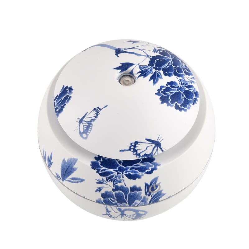 Livmore Blue Pattern Humidifier with 7 Essential Oil