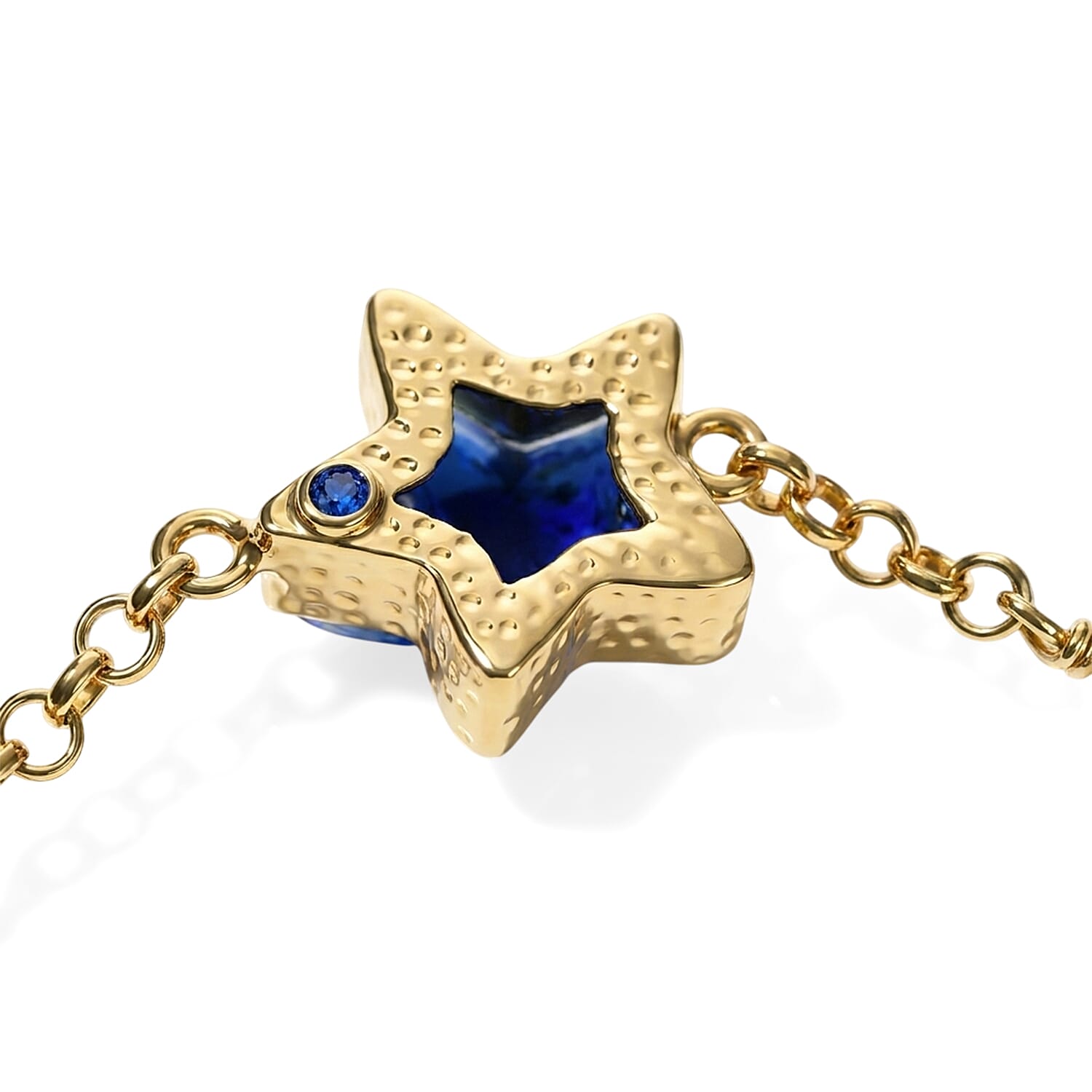 GP Murano Style Pearl Bracelet in 18K Vermeil Yellow Gold Over Sterling Silver (7.25 In)