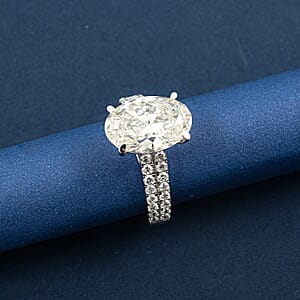 Luxuriant Lab Grown Diamond VS2 4.50 ctw Ring in 14K White Gold (Size 9.0)