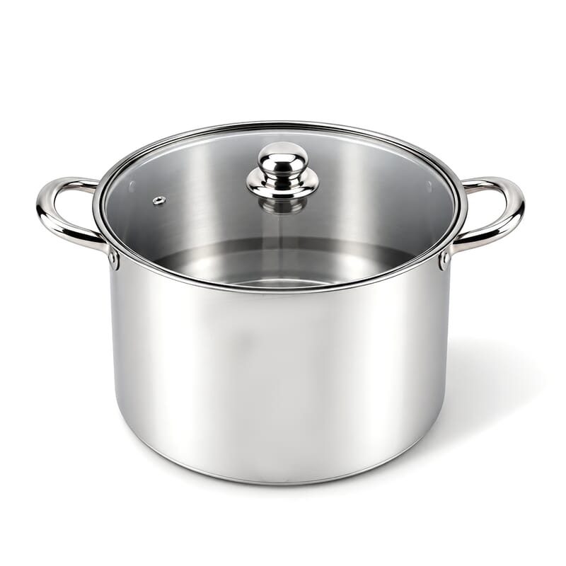 Livmore Stainless Steel Set of 4pcs Cooking Pot - 5L/6L/7L/10L