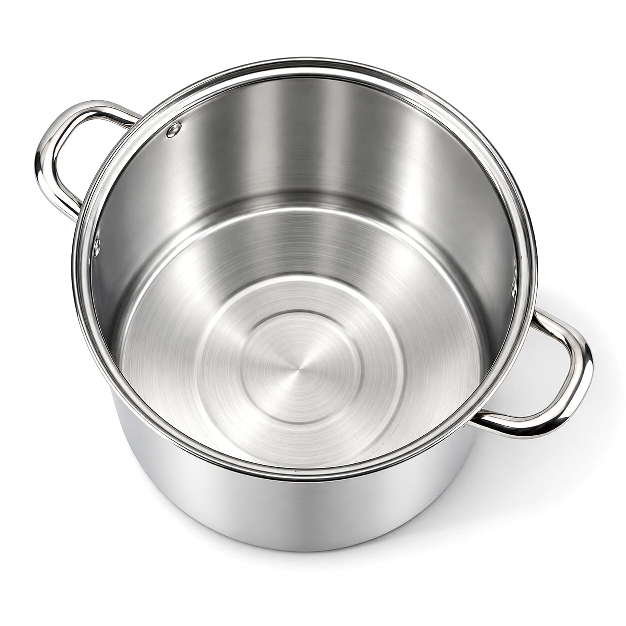 Livmore Stainless Steel Set of 4pcs Cooking Pot - 5L/6L/7L/10L