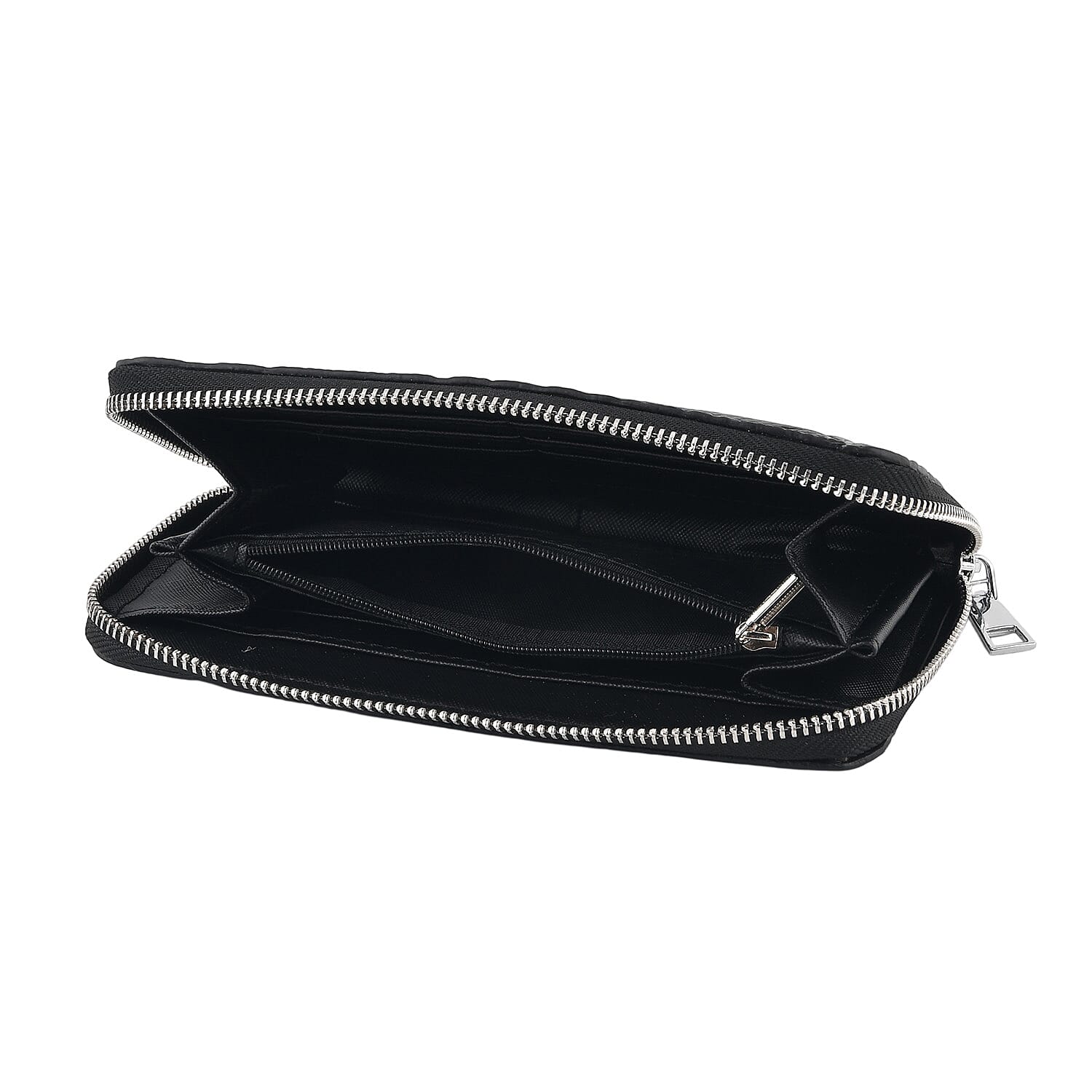 La Marey Black Genuine Leather RFID Protected Women's Wallet