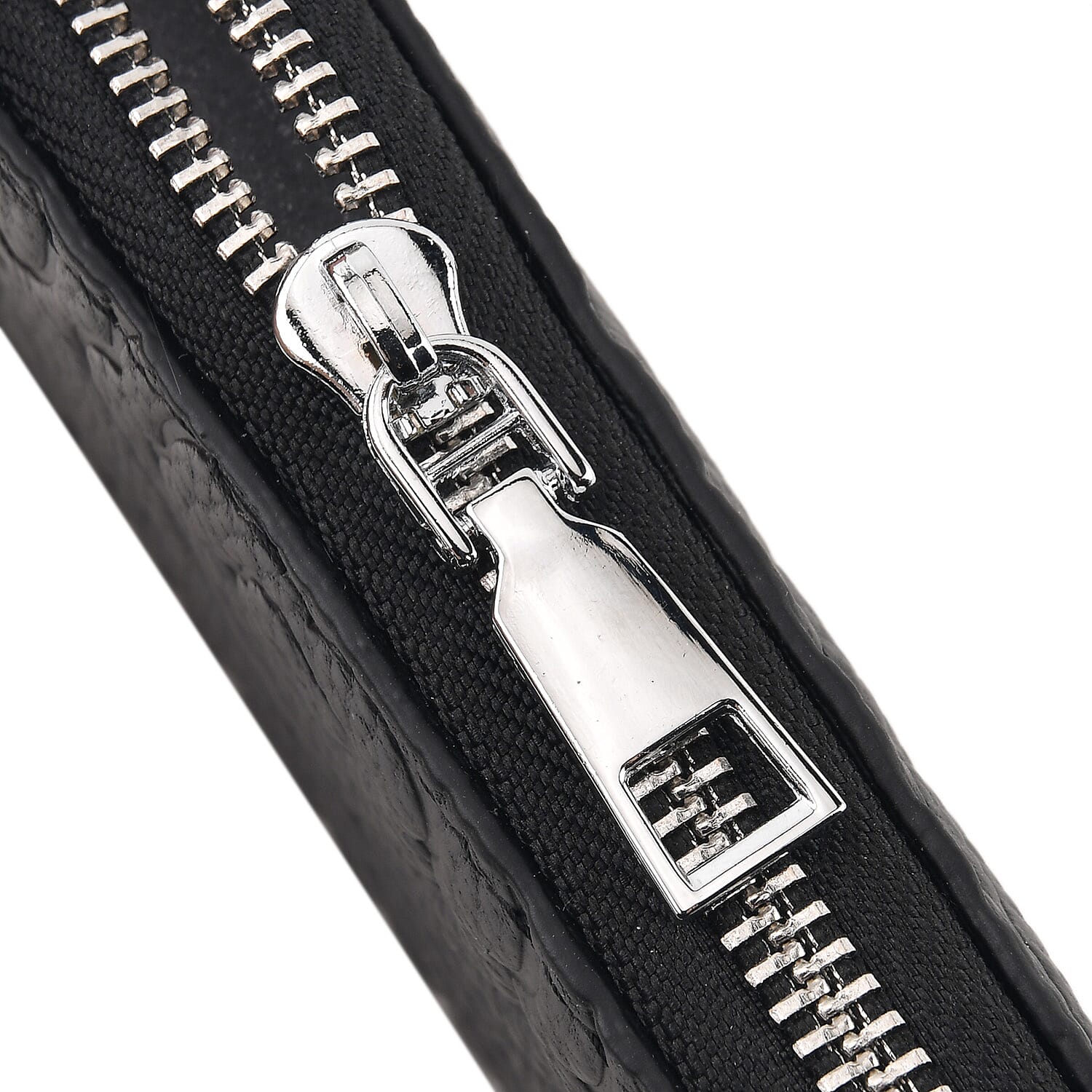 La Marey Black Genuine Leather RFID Protected Women's Wallet