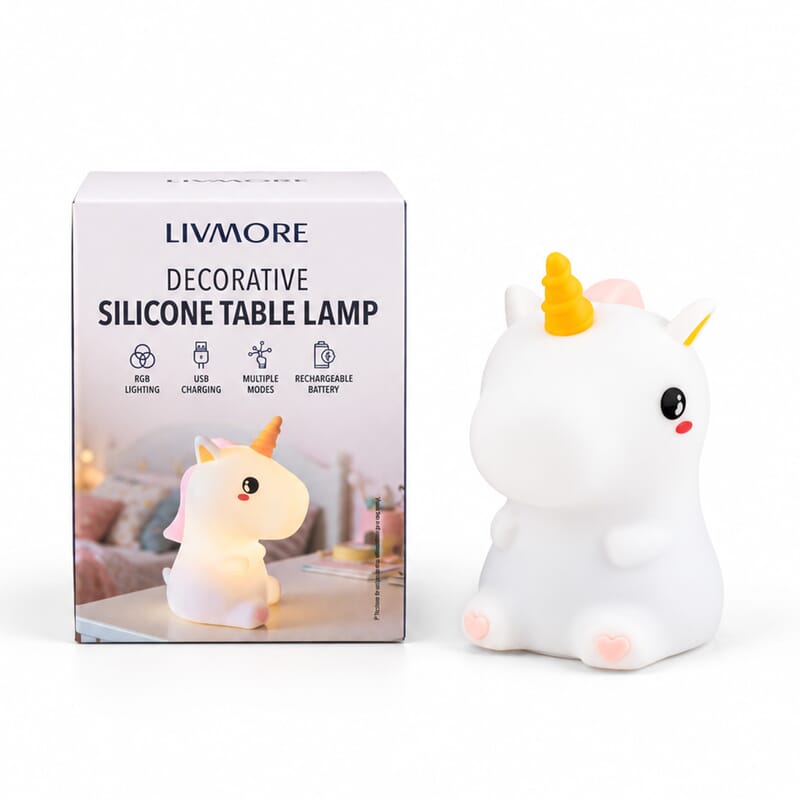 Livmore White Unicorn RGB LED Decorative Light