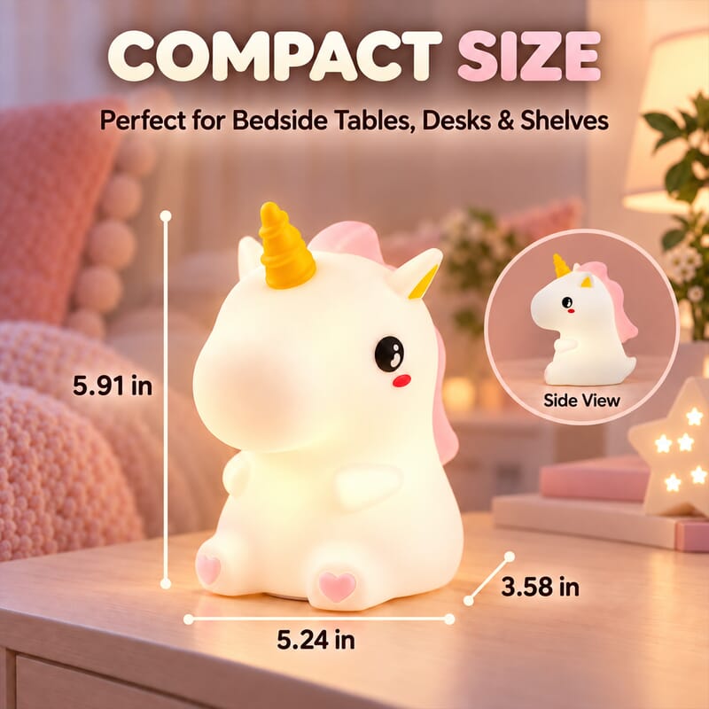 Livmore White Unicorn RGB LED Decorative Light