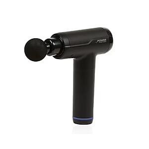 Power Impact Wand Massage Gun with 3 Attachments and 20 Speeds- Black
