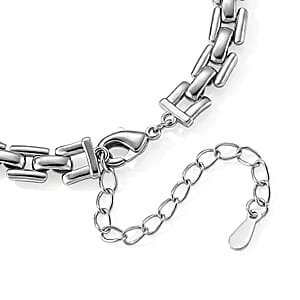 Hypersthene 5.00 ctw Beaded Bracelet in Silvertone