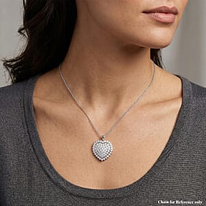 Luxuriant Lab Grown Diamond G SI1 2.75 ctw Pendant without Chain in Sterling Silver