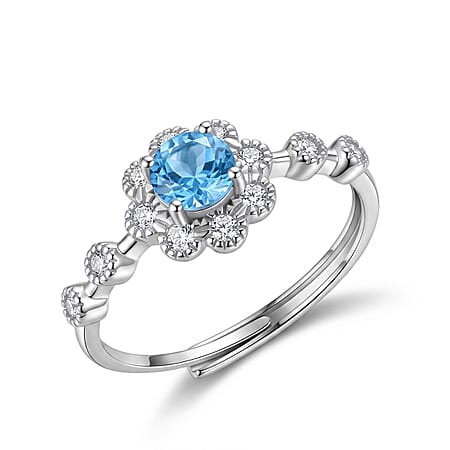 Adjustable / Blue Topaz - Product card gallery slide 1 (10261390557497)
