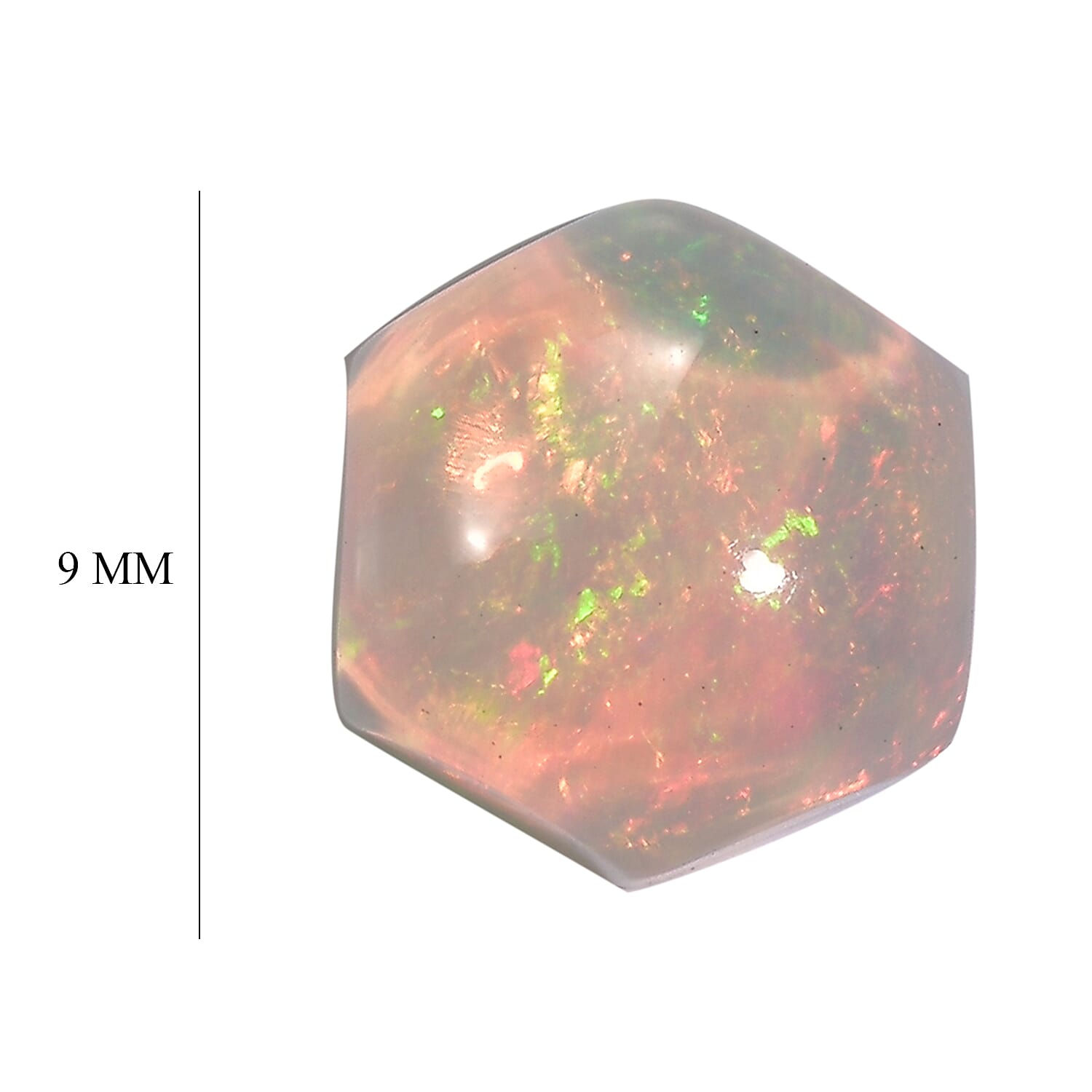 Ethiopian Welo Opal (Hexagonagon 9 mm) 1.95 ctw