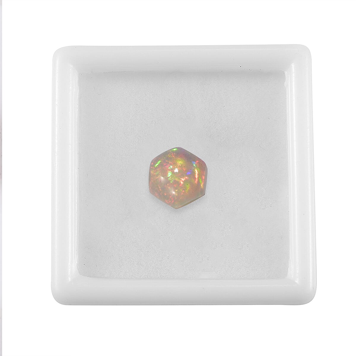 AA Ethiopian Welo Opal (Hexagon 9.5 mm) 2.87 ctw