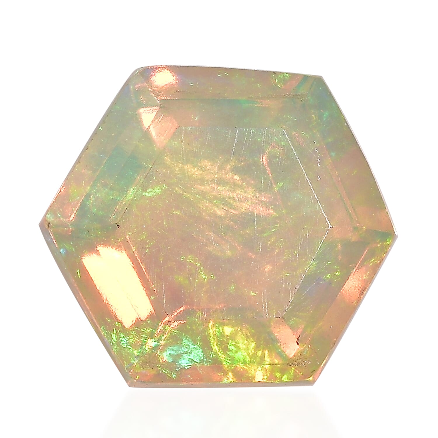 AA Ethiopian Welo Opal (Hexagon 10 mm) 3.13 ctw