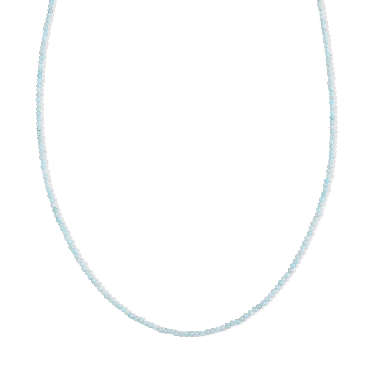 Golden Rutilated Quartz Beaded Necklace in Silvertone (15.5+17.5 Inches) 10.00 ctw