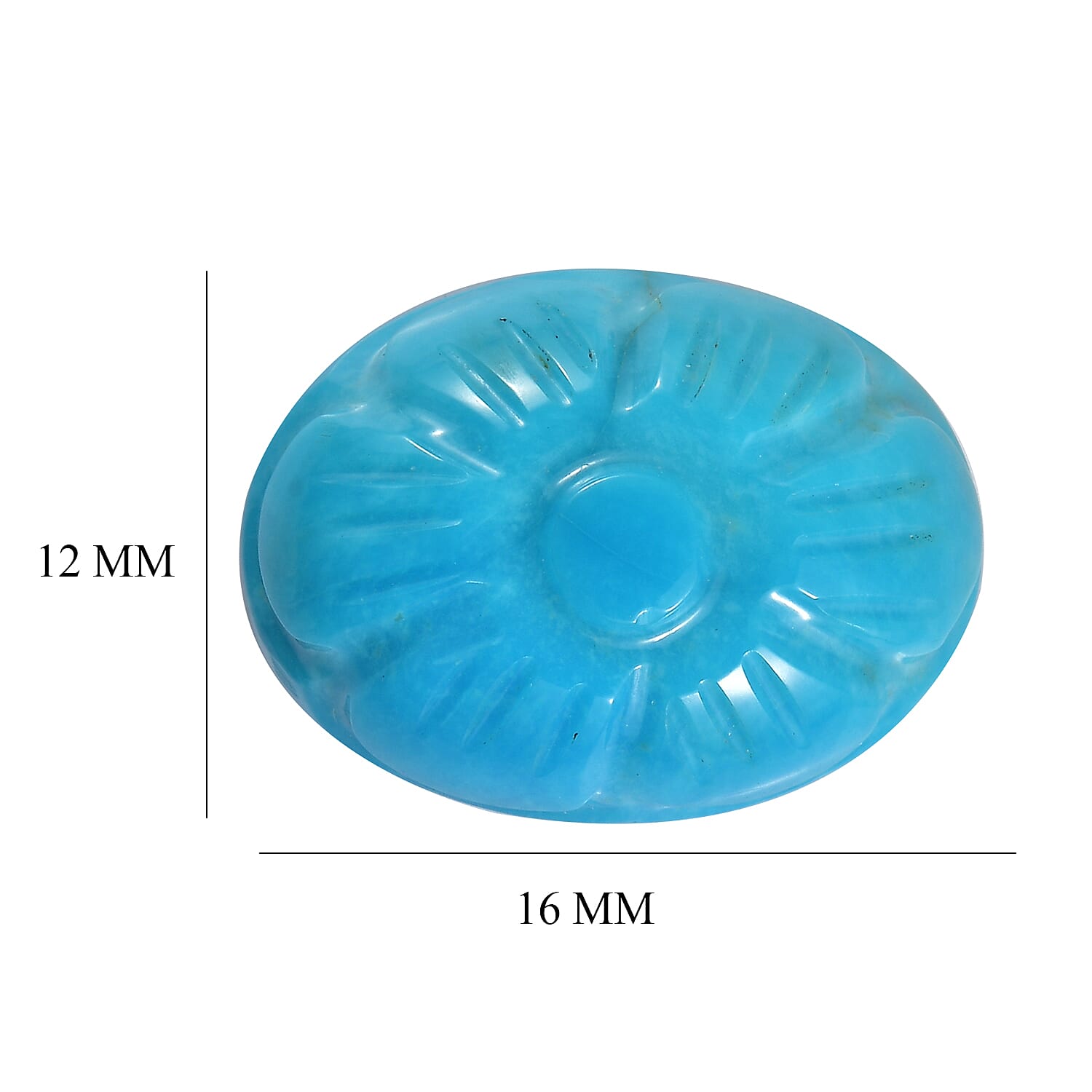 AA Sleeping Beauty Turquoise (Ovl 16x12 mm) 7.85 ctw