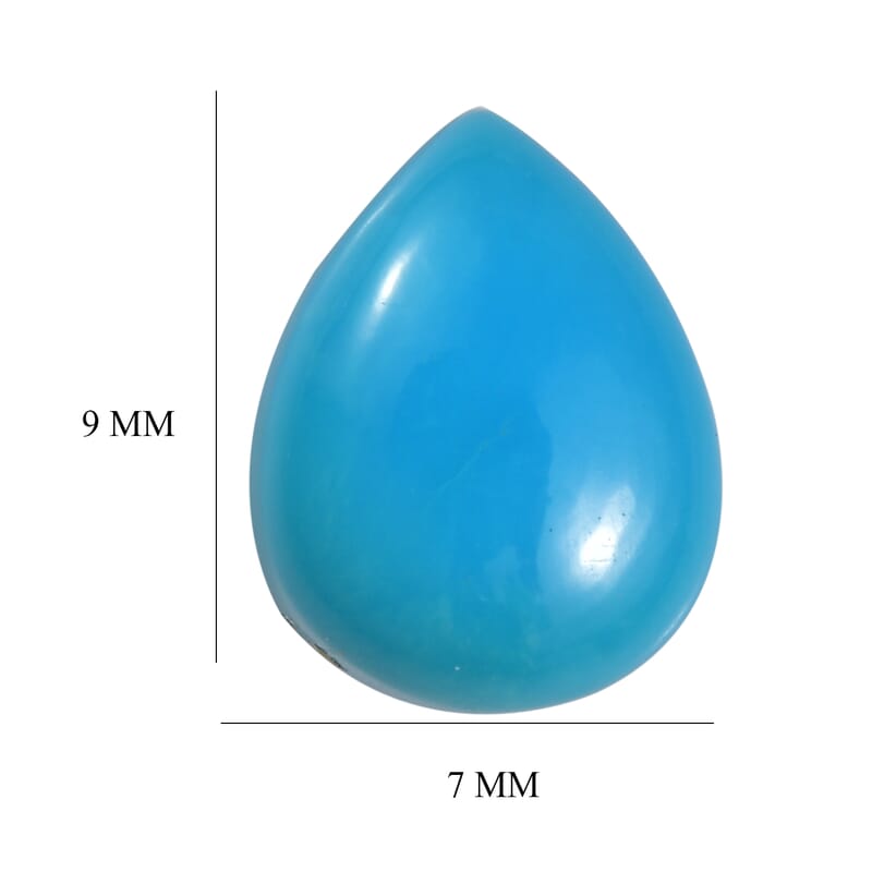 AAA Sleeping Beauty Turquoise (Pear 9x7 mm) 1.78 ctw