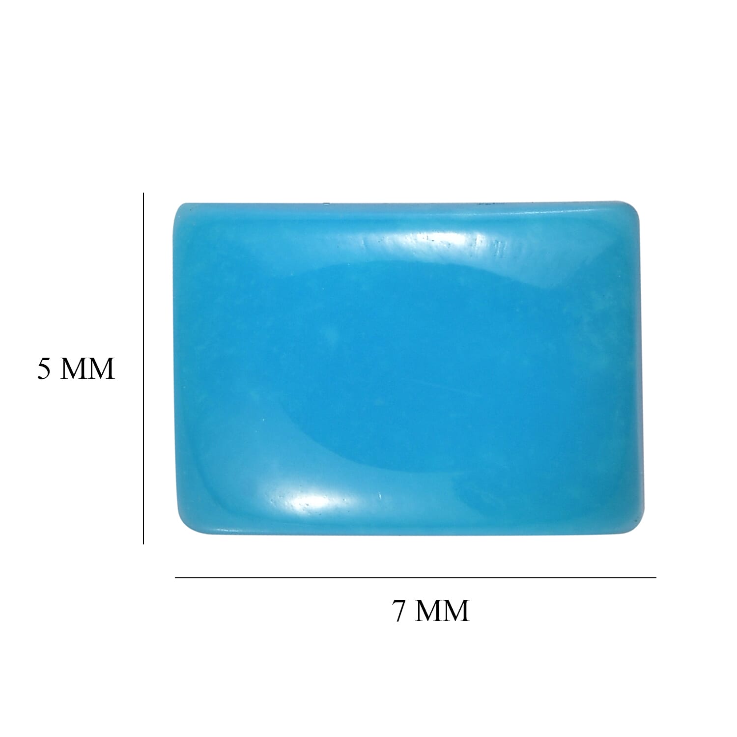AAA Sleeping Beauty Turquoise (Bgt 7x5 mm) 1.46 ctw