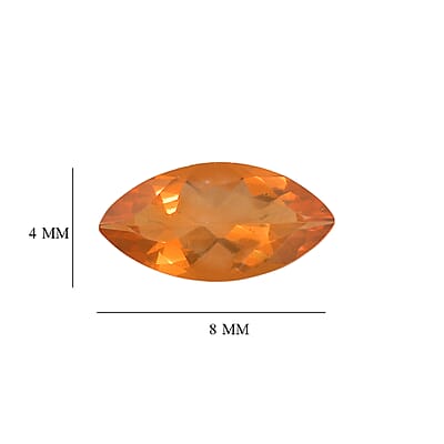 Fire Opal Set of 2 (Mrq 8x4 mm) 0.64 ctw