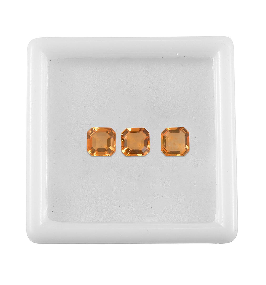 Fire Opal Set of 3 (Oct 5x5 mm) 1.08 ctw