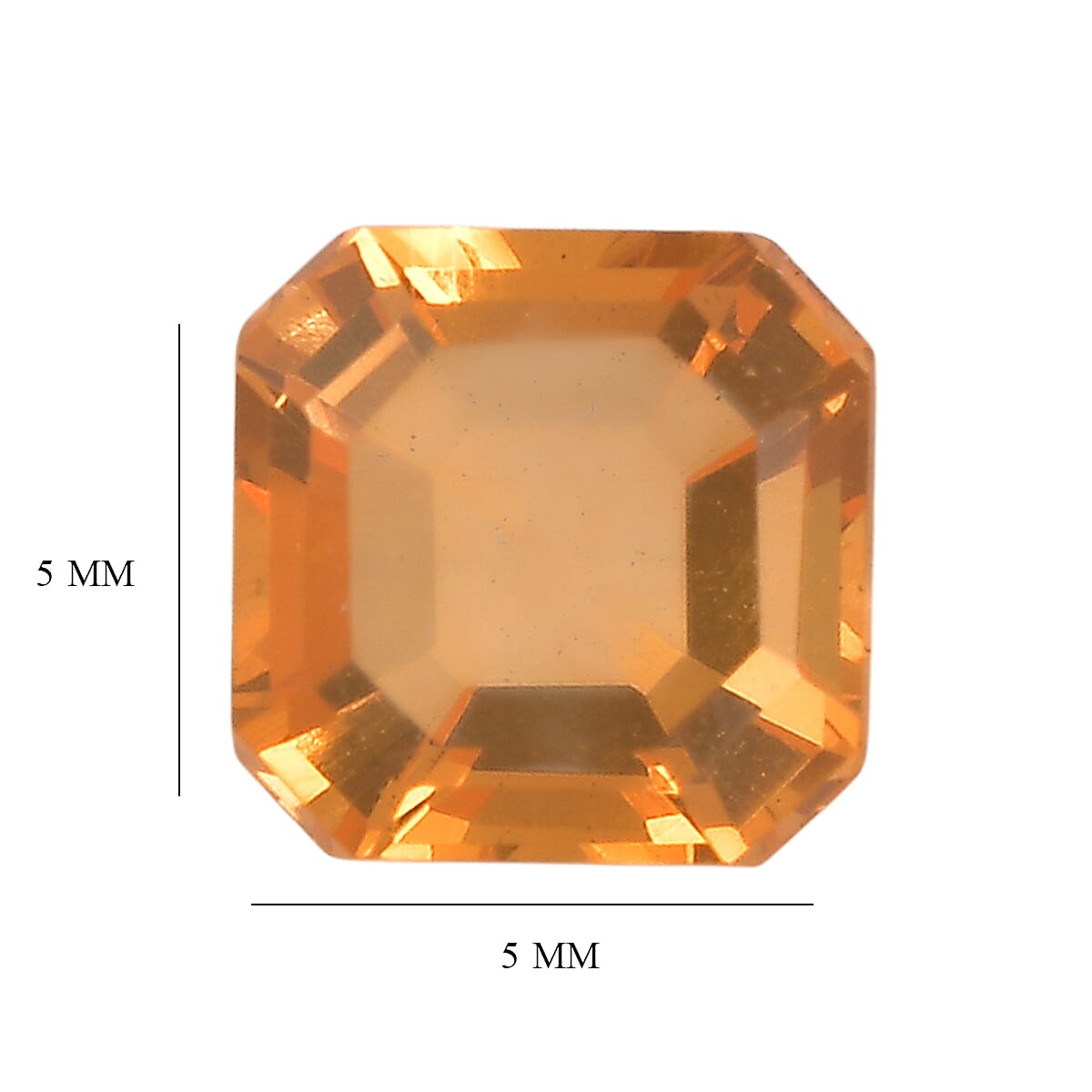 Fire Opal Set of 3 (Oct 5x5 mm) 1.08 ctw
