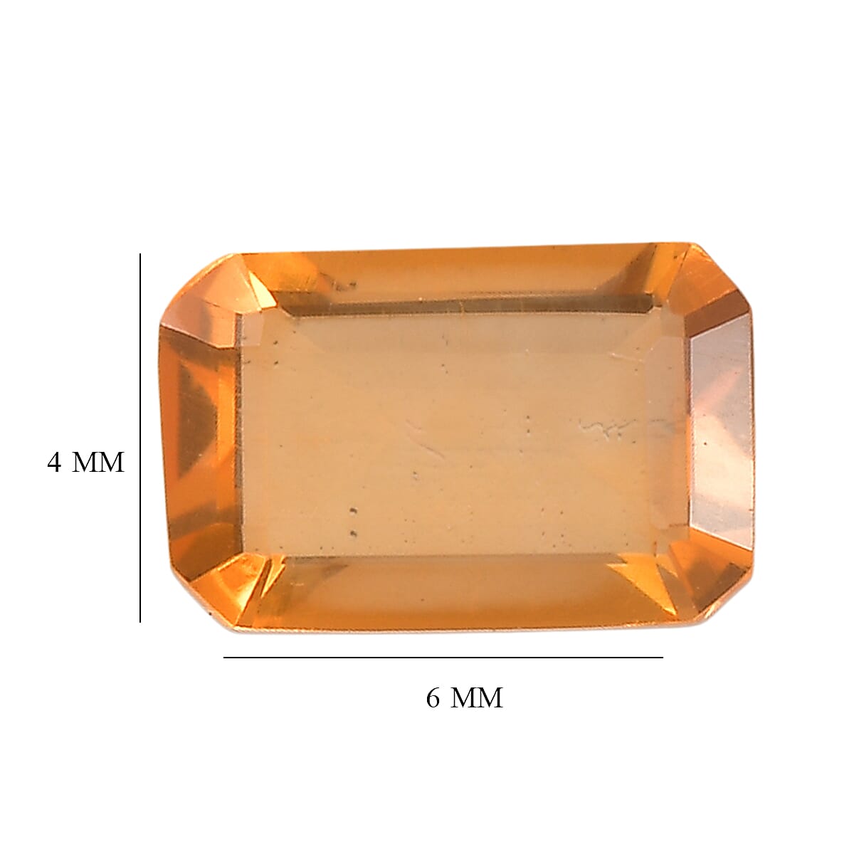 Fire Opal Set of 2 (Oct 6x4 mm) 0.53 ctw