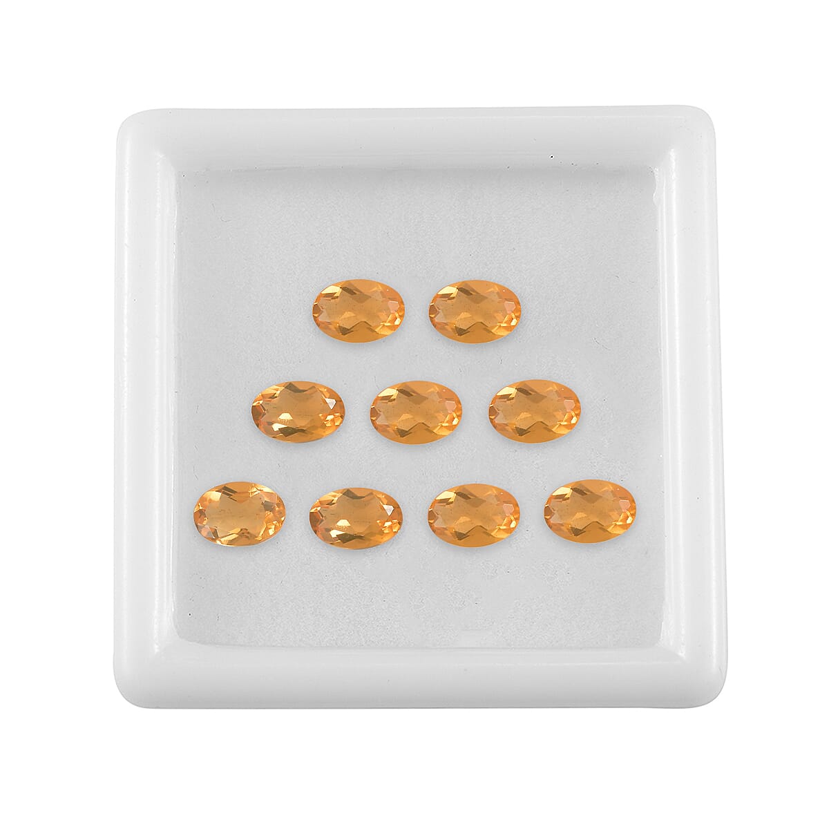 Fire Opal Set of 9 (Ovl 6x4 mm) 1.91 ctw
