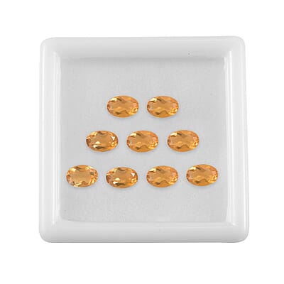 Fire Opal Set of 9 (Ovl 6x4 mm) 1.91 ctw