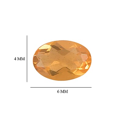 Fire Opal Set of 9 (Ovl 6x4 mm) 1.91 ctw