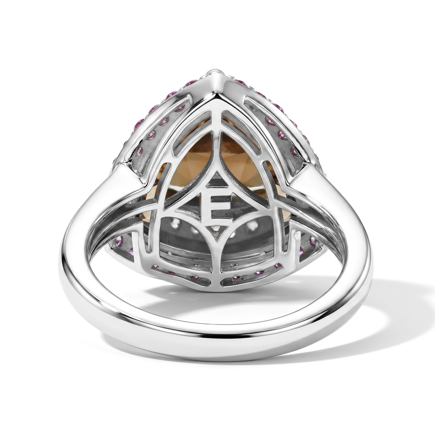 EverTrue Autumn Alexite, Multi Gemstone Crown of Firelight Ring in Platinum Bond (Size 10.0) 4.50 ctw image number 4