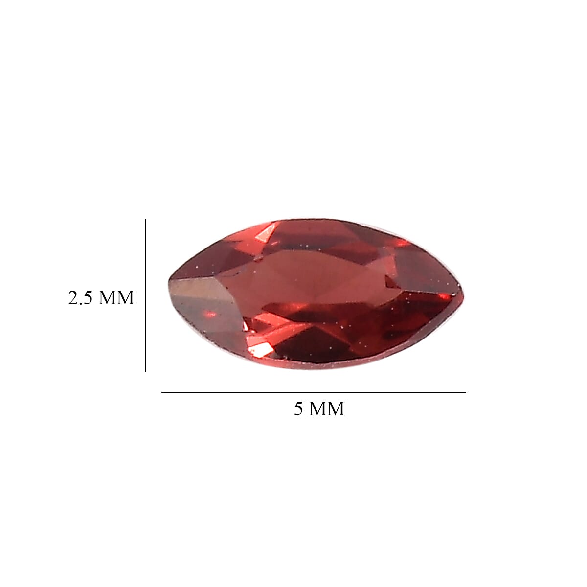 Mozambique Garnet (Mrq 5x2.5 mm) 1.61 ctw