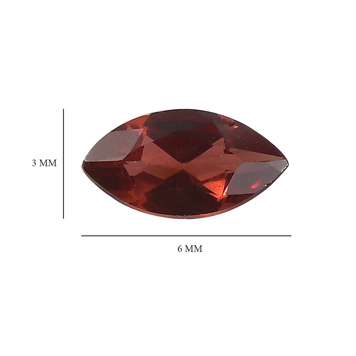 Mozambique Garnet (Mrq 6x3 mm) 2.30 ctw