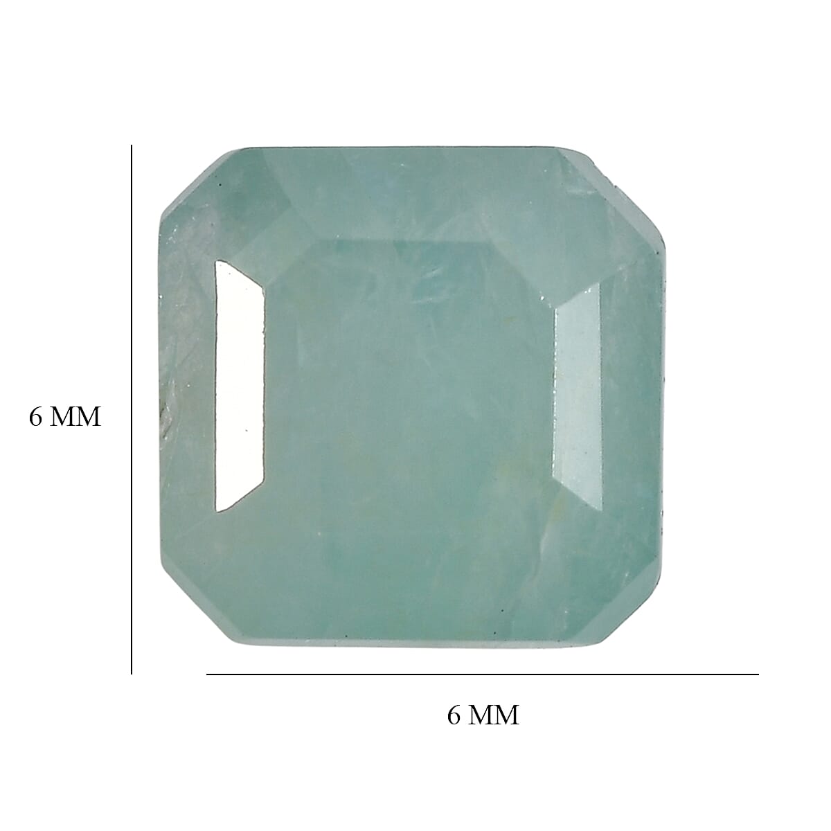 Grandidierite (Oct 6x6 mm) 0.92 ctw